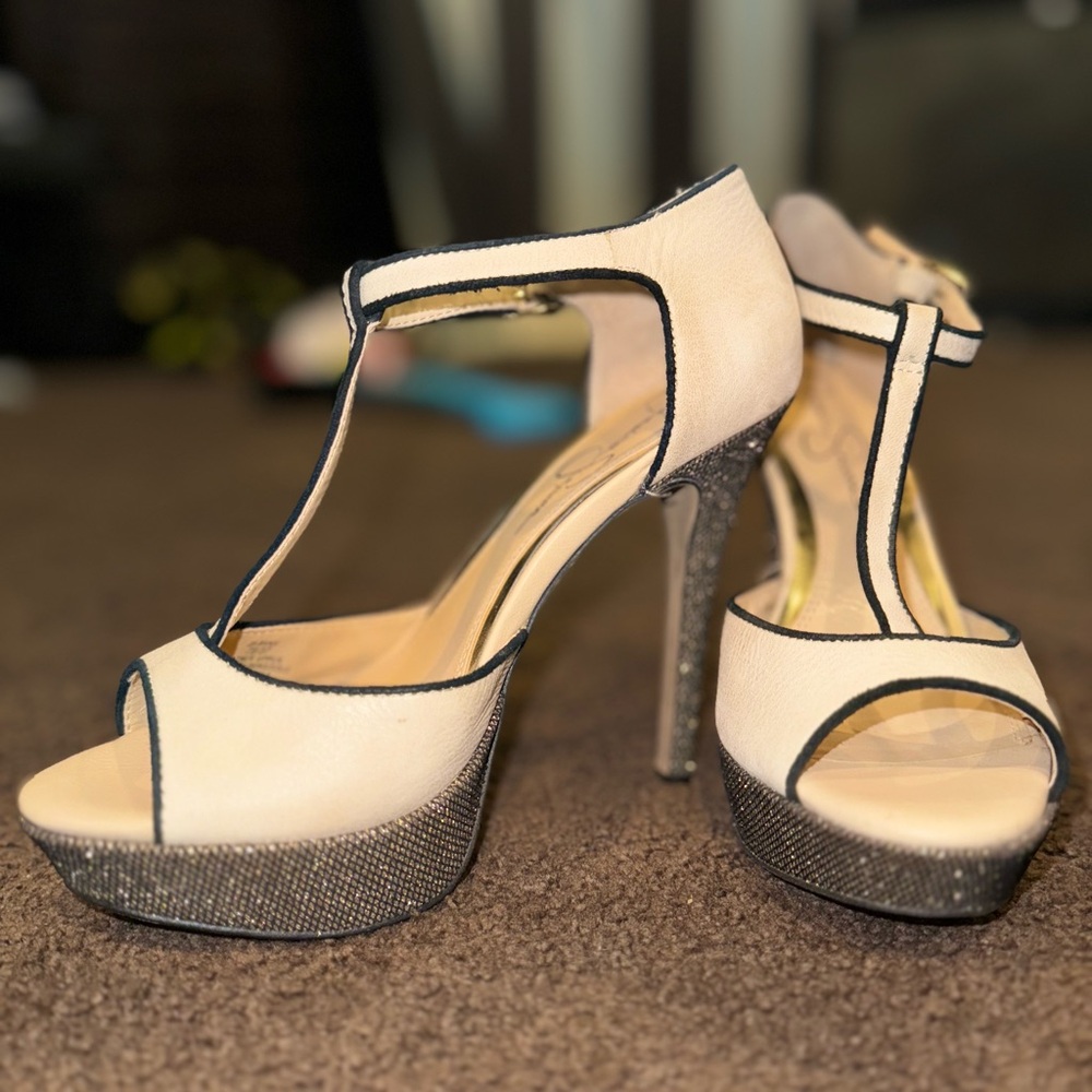 Used Jessica Simpson platforms